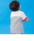 お座りアンパンマン切替ボーダーTシャツ