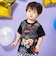 光る花火柄半袖Tシャツ