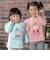 パフスリーブアップリケ9分丈Tシャツ