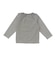 襟フリルお顔アップリケ長袖Tシャツ