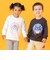 ばいきんまんコキンちゃんひょっこり長袖Tシャツ