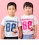 総柄ナンバー半袖Tシャツ