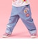 ワッペン付きデニムパンツ