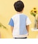 パッチワーク半袖Tシャツ