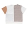 パッチワーク半袖Tシャツ