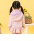 フード取り外しリバーシブルお花ジャケット