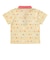 お顔総柄半袖ポロシャツ