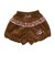 刺繍フリルショートパンツ