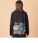 ばいきんまんスプレーアート長袖Tシャツ 大人