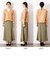 本革 ノーカラーVネックシングルジャケット レディース リューグー SRN03LA