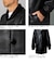 Liugoo Leathers 本革 レザーロングファラオコート メンズ COT56A