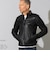 Liugoo Leathers 本革 メッシュレザーシングルライダース メンズ SRS24A