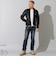 Liugoo Leathers 本革 メッシュレザーシングルライダース メンズ SRS24A