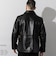 Liugoo Leathers 本革 カーコート メンズ リューグーレザーズ COT06C