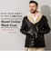 Liugoo Leathers 本革 ボアワークコート メンズ リューグーレザーズ COT20B