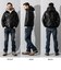 Liugoo Leathers 本革 着脱ボアライナー付防寒レザーパーカー メンズ PRK08A