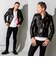 Liugoo Leathers 本革 UKダブルライダースジャケット 着脱ライナー DRY02A