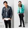 Liugoo Leathers 本革 UKダブルライダースジャケット 着脱ライナー DRY02A