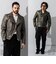 Liugoo Leathers 本革 UKダブルライダースジャケット 着脱ライナー DRY02A