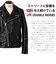 Liugoo Leathers 本革 UKダブルライダースジャケット 着脱ライナー DRY02A