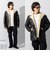 Liugoo Leathers 本革 総ボア レザーランチコート メンズ COT25A