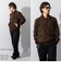 Liugoo Leathers 本革 スエードブルゾン A-1フライトジャケット MIL10A