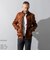 Liugoo Leathers 本革 フルベジ ビンテージ仕上げ M-65タイプ SFJ24B