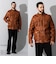 Liugoo Leathers 本革 フルベジ ビンテージ仕上げ M-65タイプ SFJ24B