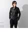 Liugoo Leathers 本革 フルベジ ビンテージ仕上げ M-65タイプ SFJ24B