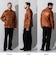 Liugoo Leathers 本革 フルベジ ビンテージ仕上げ M-65タイプ SFJ24B