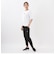 Reebok/リーボック　レディース　5分袖Tシャツ・レギンス　2点セット　セットウェア　フィットネス　ジム　体型カバー　水着　水陸両用