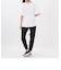 Reebok/リーボック　レディース　5分袖Tシャツ・レギンス　2点セット　セットウェア　フィットネス　ジム　体型カバー　水着　水陸両用
