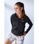 OceanPacific/オーシャンパシフィック レディース 2way鹿の子ラッシュガード フード取り外し可能