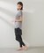 FILA/フィラ　水着セット　水陸両用　フィットネスウェア　上下3点セット　半袖Tシャツ　ショートパンツ　レギンス　ヨガ　ジム　ランニング