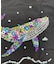 【Ball＆Chain/ボールアンドチェーン】FWM FLOWER WHALE(M) 刺繍エコバッグ