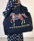 【Ball＆Chain/ボールアンドチェーン】FHL FLOWER HORSE(L) 刺繍エコバッグ