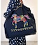 【Ball＆Chain/ボールアンドチェーン】FHL FLOWER HORSE(L) 刺繍エコバッグ