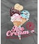 【Ball＆Chain/ボールアンドチェーン】NEW icecream(L) 刺繍エコバッグ