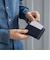 スノビスト（SNOBBIST）　駱駝革カードケース　NAVY