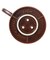 カリタ（Kalita）　美濃焼ドリッパー　MI185　グロスブラウン