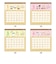 【2027年版・壁掛】　サンスター文具　ウォールカレンダースクエア　ちいかわ
