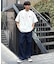 【ojisan】ユニセックスワンポイントサガラ刺繍半袖Tee