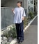【ojisan】ユニセックスワンポイントサガラ刺繍半袖Tee