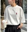 【ojisan】ユニセックスワンポイントサガラ刺繍半袖Tee