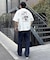【ojisan】ユニセックスワンポイントサガラ刺繍半袖Tee