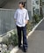 【ojisan】ユニセックスワンポイントサガラ刺繍半袖Tee