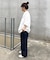 【ojisan】ユニセックスワンポイントサガラ刺繍半袖Tee