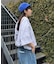 【ojisan】ユニセックスワンポイントサガラ刺繍半袖Tee