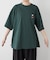 【ojisan】ユニセックスワンポイントサガラ刺繍半袖Tee