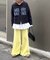 【HELLO.SANFRANCISCO】ワッフルフレアパンツ